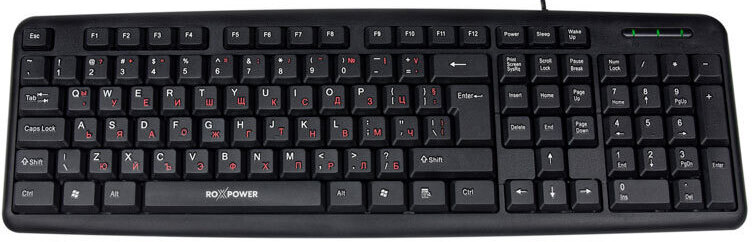 Tastatură Roxpower - Roxoffice K-365, neagră