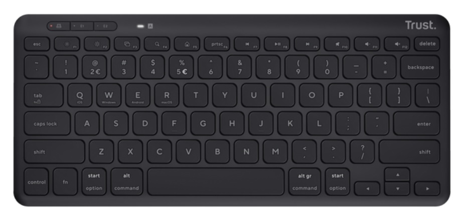 Tastatura Trust Lyra Wireless, negru Tastatura Trust Lyra Wireless, negru - imagine 2