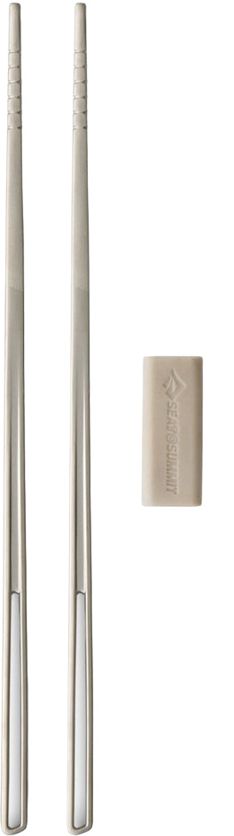 Bețișoare pentru mâncare Sea to Summit - Detour Stainless Steel, gri