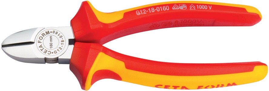 Clești tăietori Ceta Form - 21761, VDE, 140 mm, 1000V