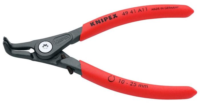 Clești pentru inele de siguranță pentru axe Knipex - 49 41 A11, Ø 10-25 mm