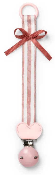 Clemă pentru suzetă Elodie - Wood Candy Stripes