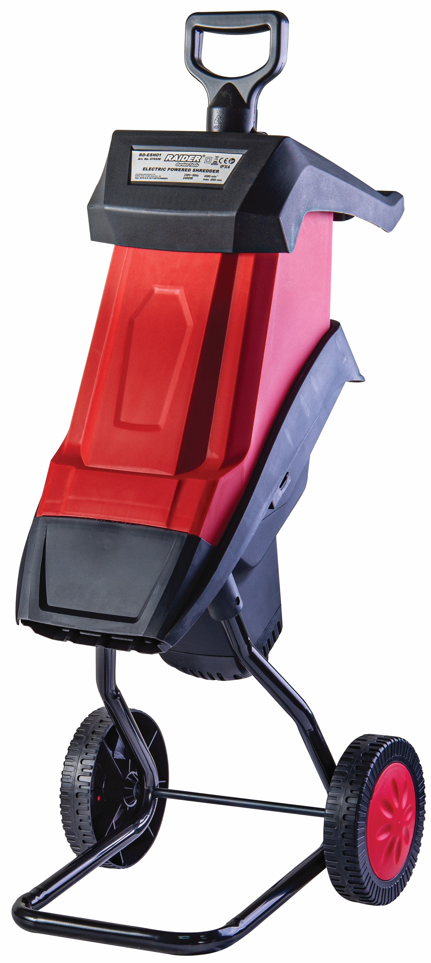 Tocătoare de crengi Raider - RD-ESH01, 2400W, 40 mm