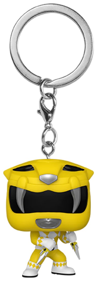 Breloc Funko Pocket POP! Television: Mighty Morphin Power Rangers - Yellow Ranger