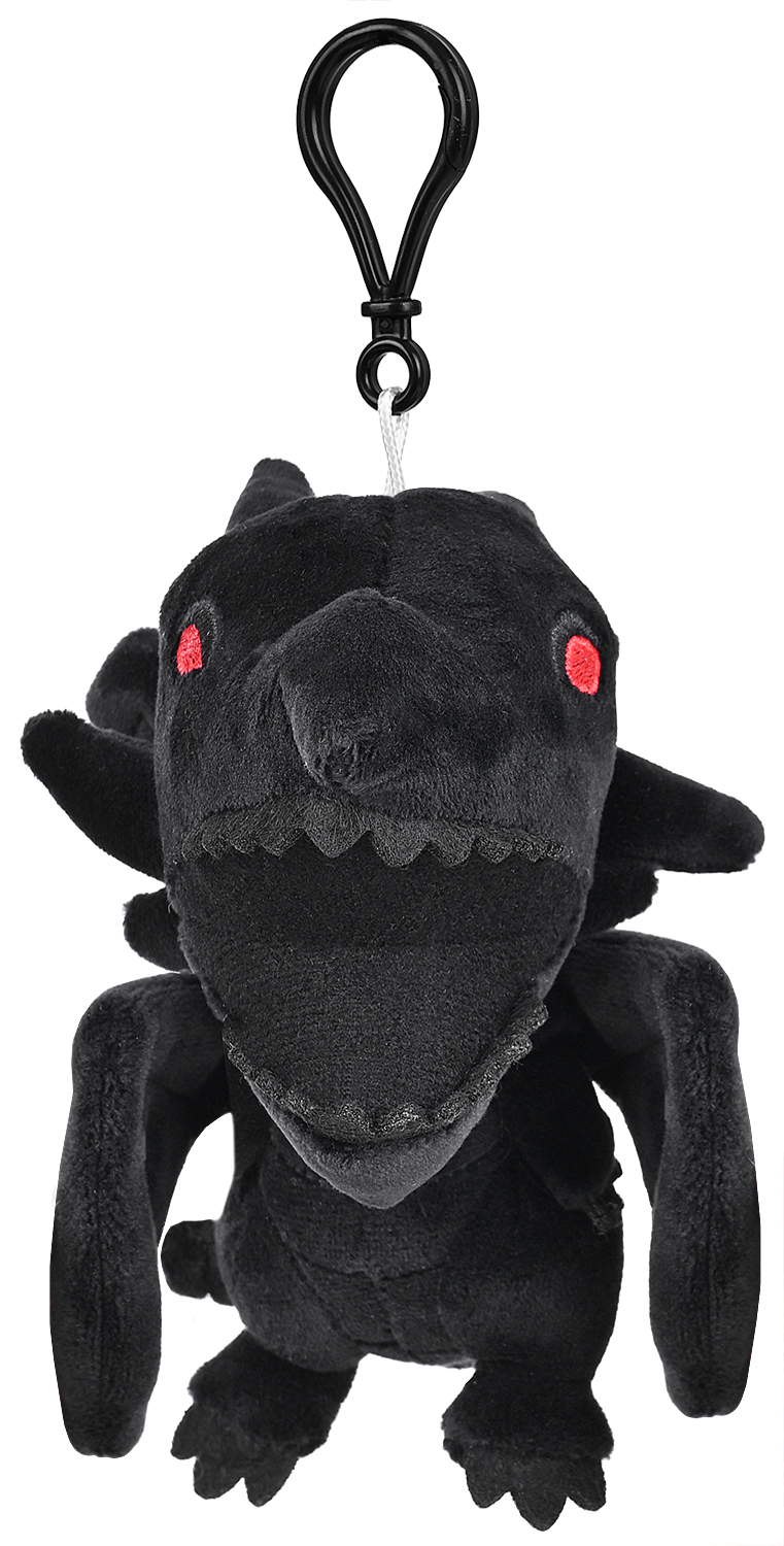 Breloc Khadou Animation: Yu-Gi-Oh - Red-Eyes Black Dragon (pluș), 12 cm