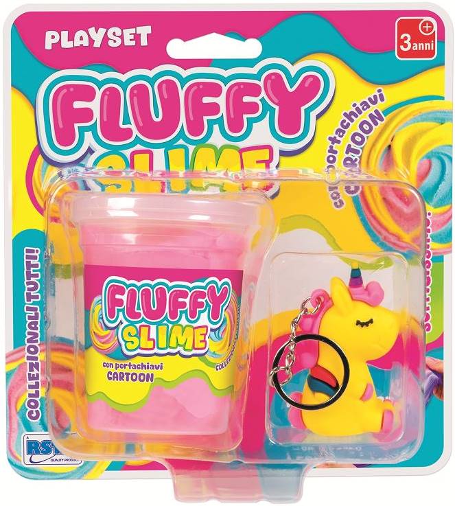 Breloc RS Toys - Fluffy Slime, Unicorn