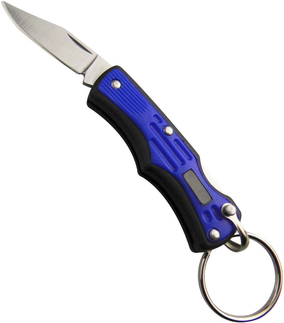 Cuțit pliabil - breloc Ace Camp - Folding Knife III, albastru