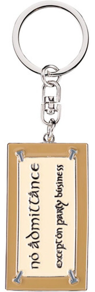 Breloc Weta Movies: The Lord of the Rings - No Admittance Sign (Enamel)