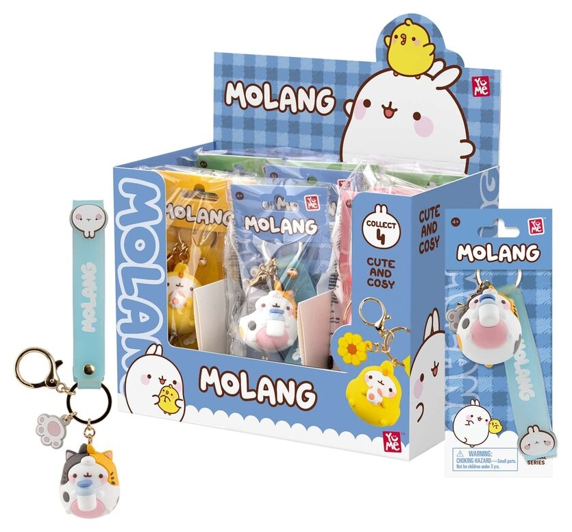 Breloc YuMe Animation: Molang, Animal Costume Series, sortiment