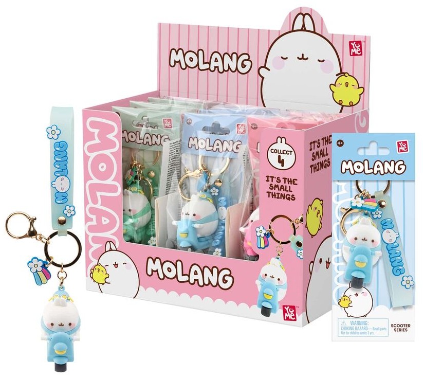Breloc YuMe Animation: Molang, Scooter Series, sortiment