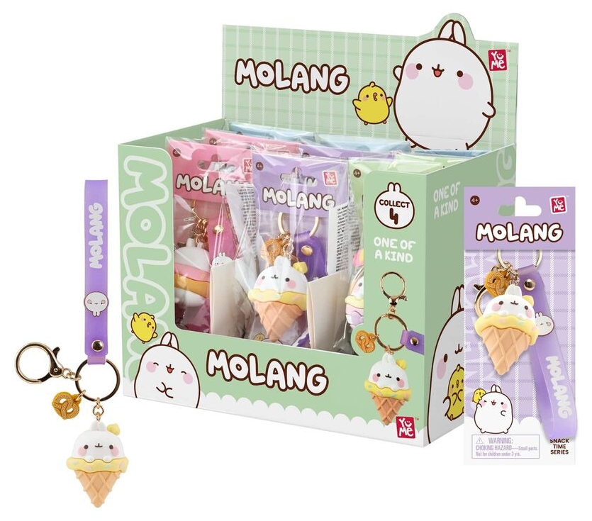 Breloc YuMe Animation: Molang, Snac Time Series, sortiment