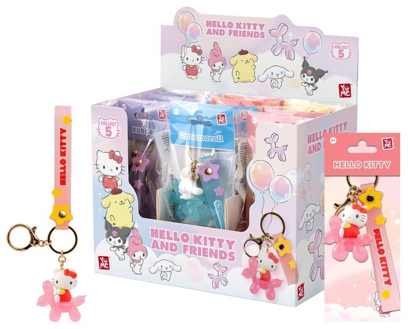 Breloc YuMe Animation: Sanrio - Hello Kitty, Baloon Series, sortiment