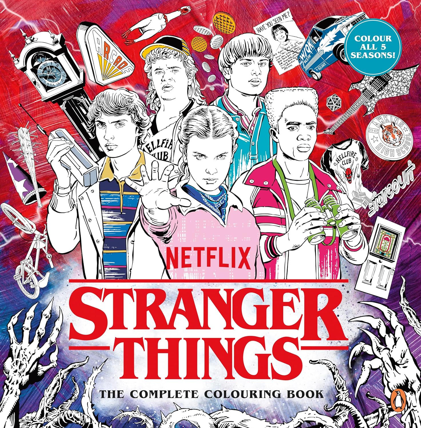 Carte de colorat Cornerstone: Stranger Things - The Complete Colouring Book: Seasons 1-5