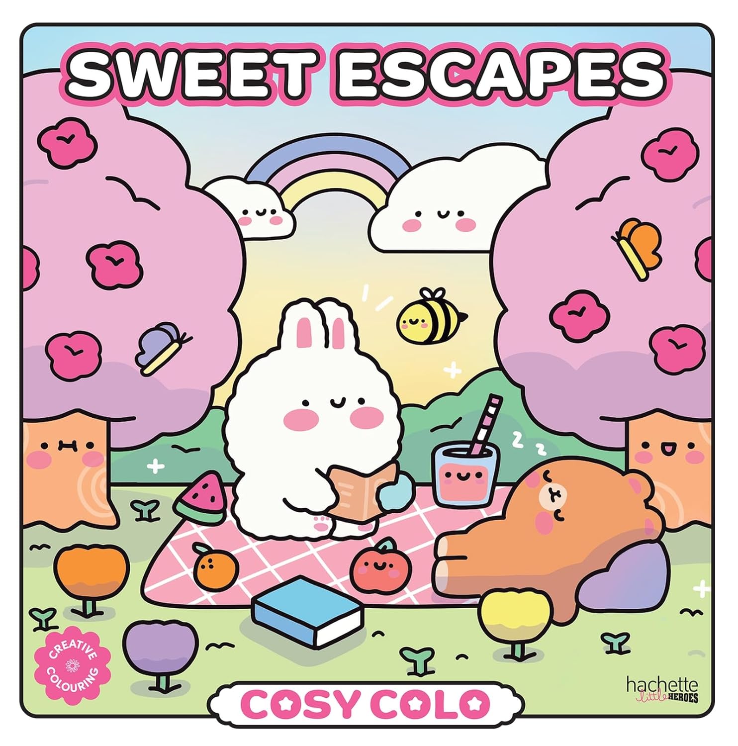 Carte de colorat  Hachette - Cosy Colo: Sweet Escapes
