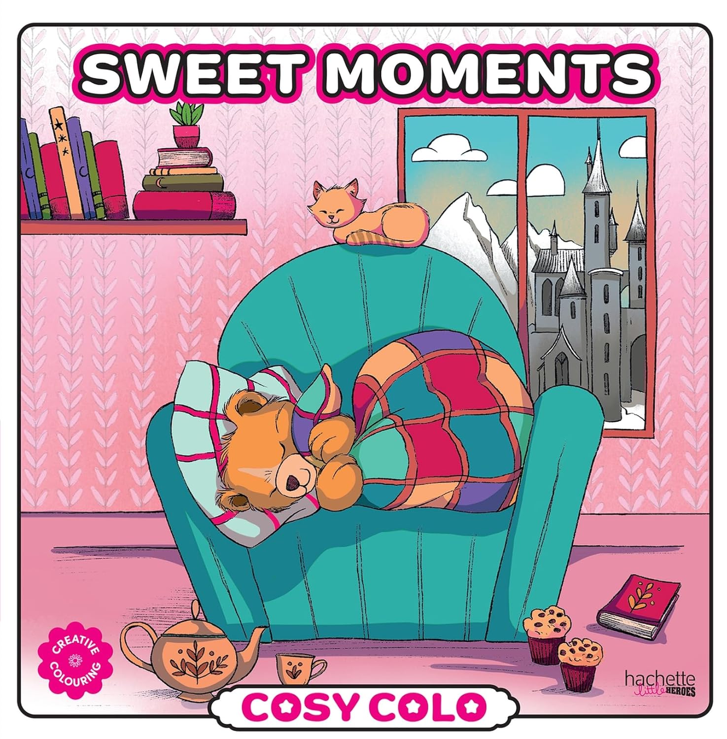 Carte de colorat  Hachette - Cosy Colo: Sweet Moment