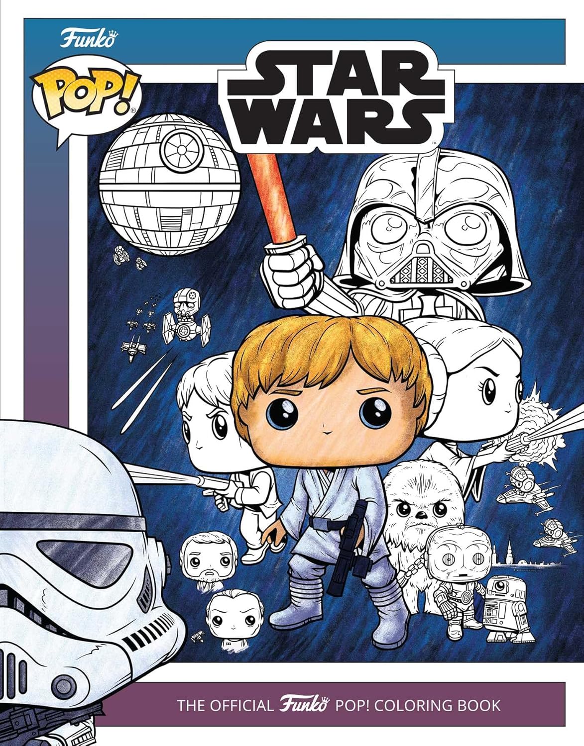 Carte de colorat Insight Editions - Star Wars: The Official Funko POP!