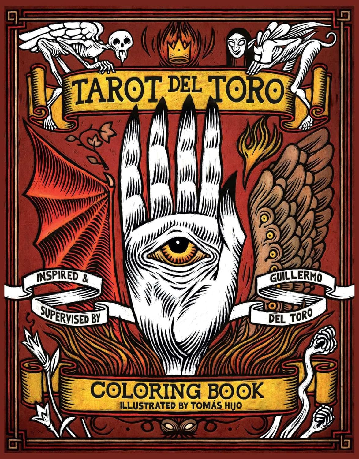 Carte de colorat  Insight Editions - Tarot del Toro