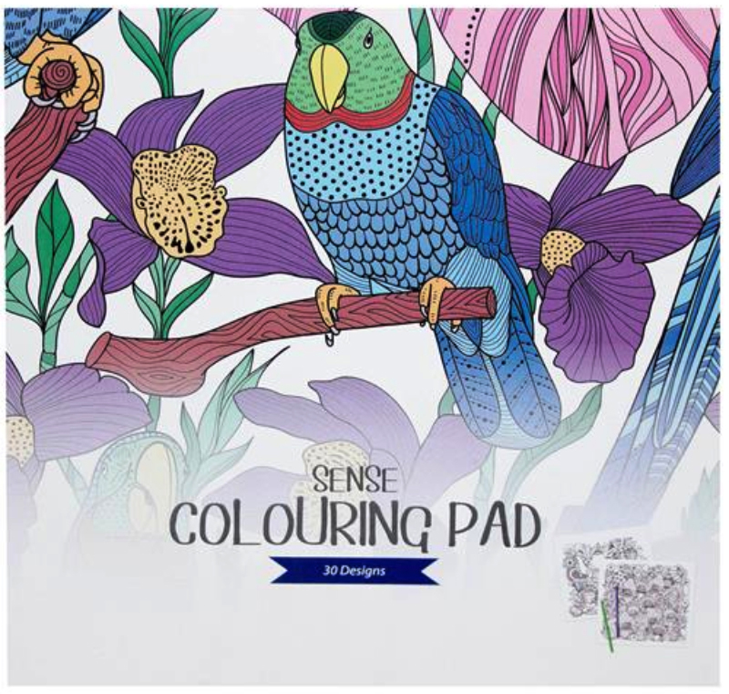 Carte de colorat Sense - Descopera-ti simțurile, 30 pagini