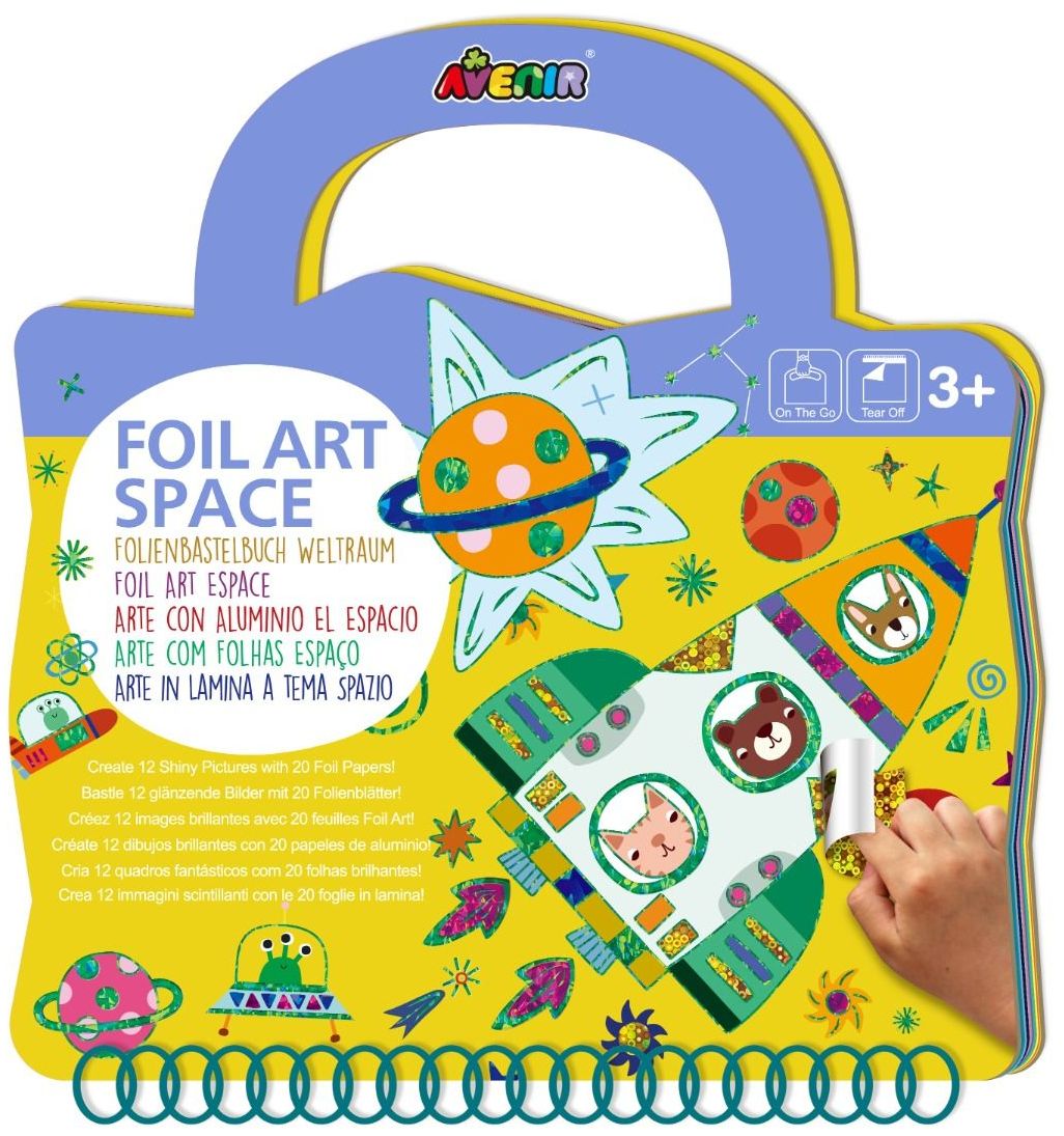 Broșură cu folie colorată pentru aplicație Avenir - Dinozaur