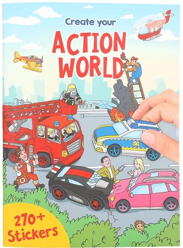 Carte de autocolante  Depesche - Action World, 270 autocolante