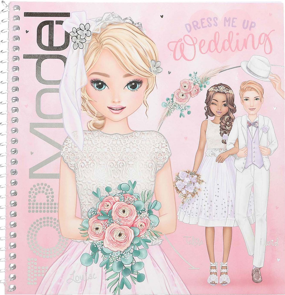 Carte cu stickere Depesche TopModel - Dress Me Up, Wedding