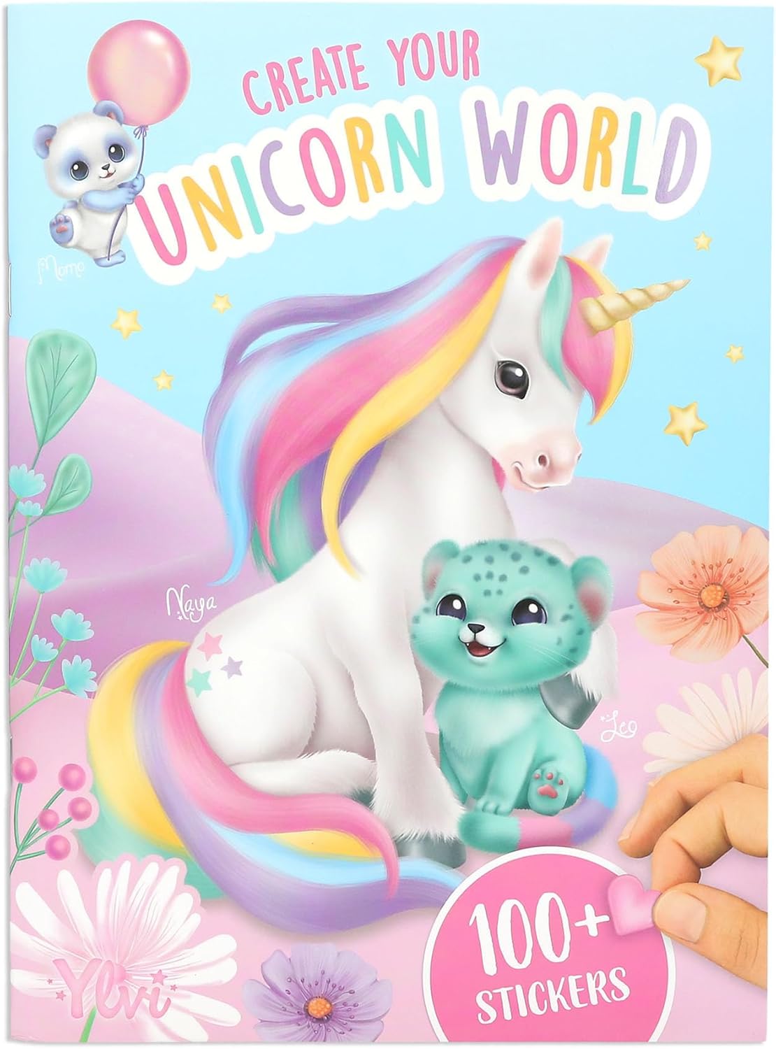 Carte cu stickere Depesche Ylvi - Create Your Unicorn World