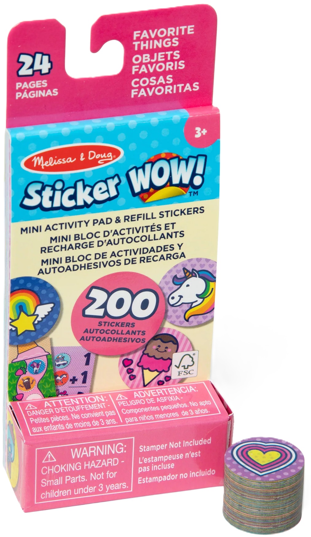 Carte cu stickere Melissa & Doug - Lucruri preferate