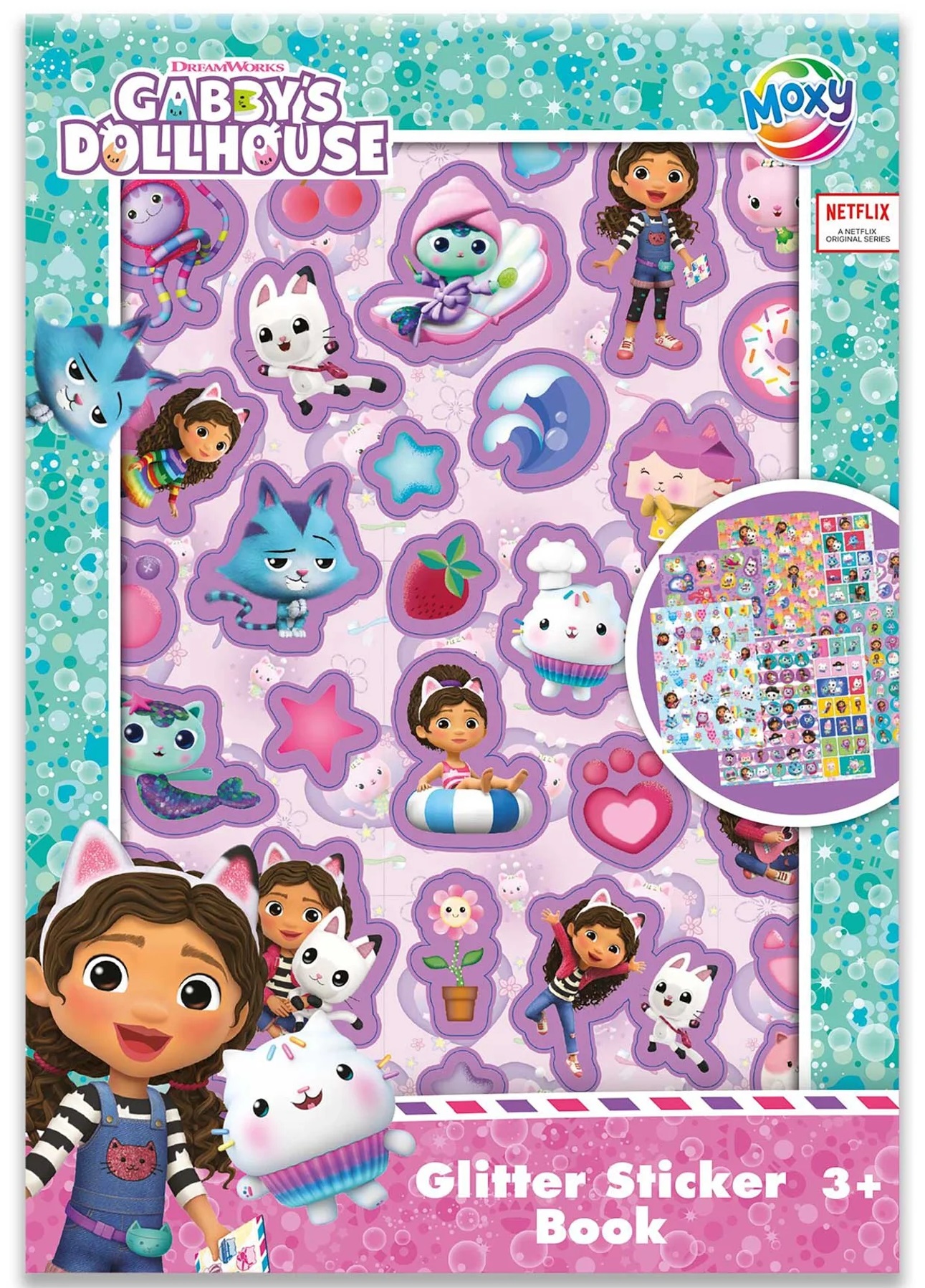 Carte cu stickere  Moxy - Gabby's Dollhouse, A5