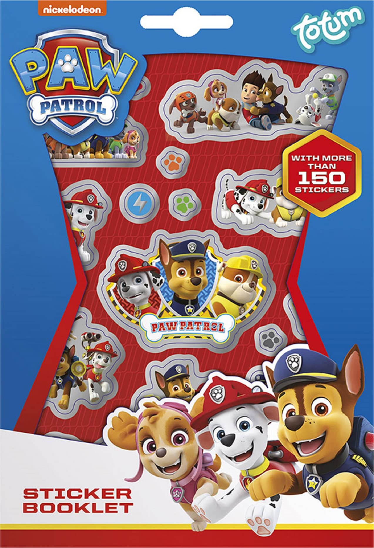 Carte cu stickere Paw Patrol - 300 buc.