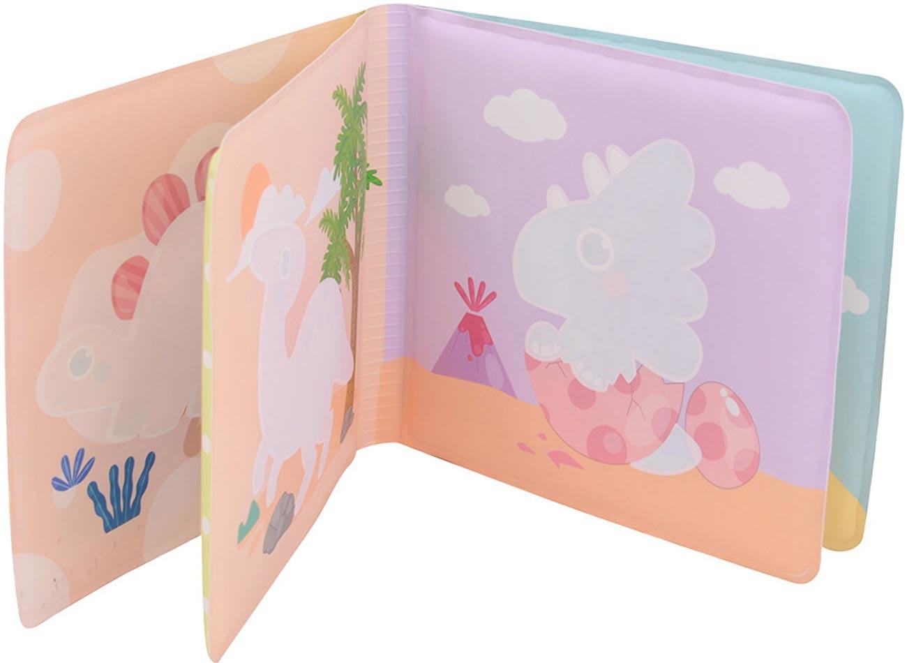 Carte de baie Johntoy - Happy World, cu dinozauri