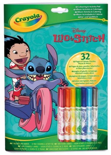 Carte de colorat Crayola - Lilo & Stitch