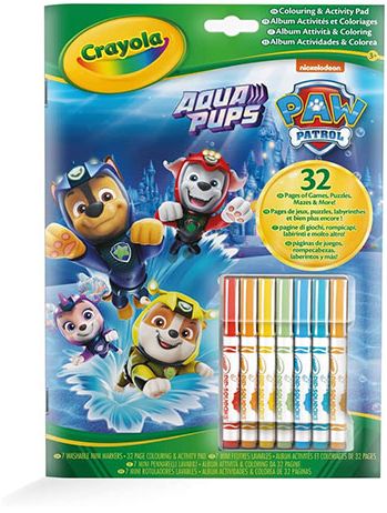 Carte de colorat Crayola Paw Patrol + 7 markere