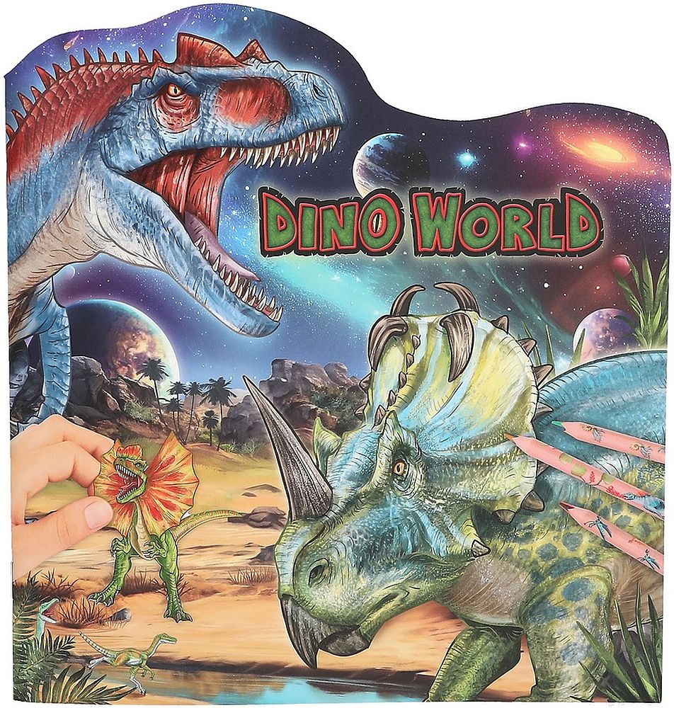 Carte de colorat Depesche Dino World