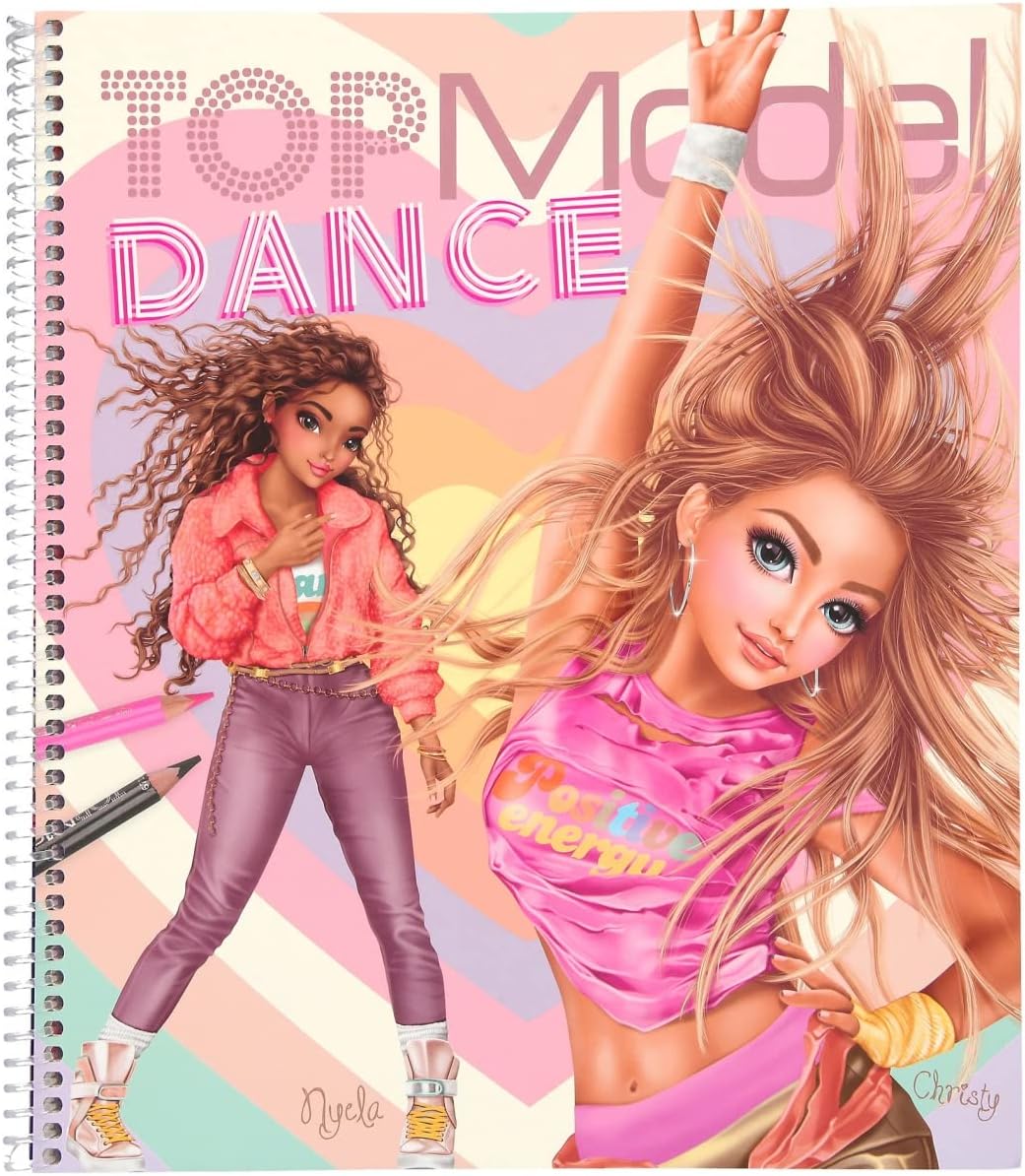 Carte de colorat Depesche TopModel - Dansul