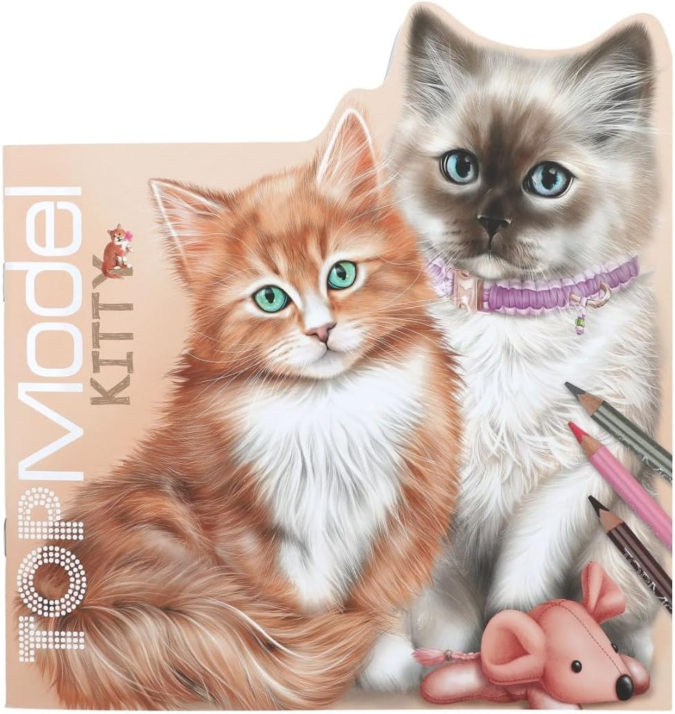 Carte de colorat Depesche TopModel - Kitty