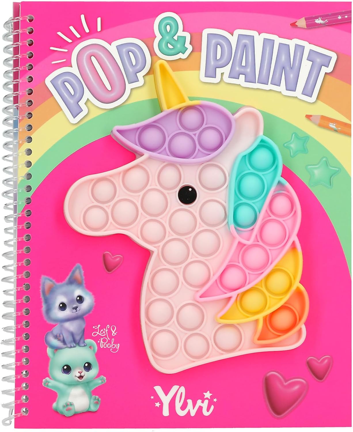 Carte de colorat Depesche Ylvi - Pop & Paint