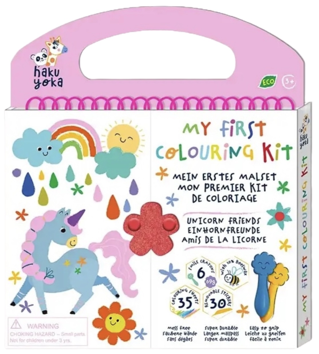 Carte de colorat Haku Yoka - Unicorni