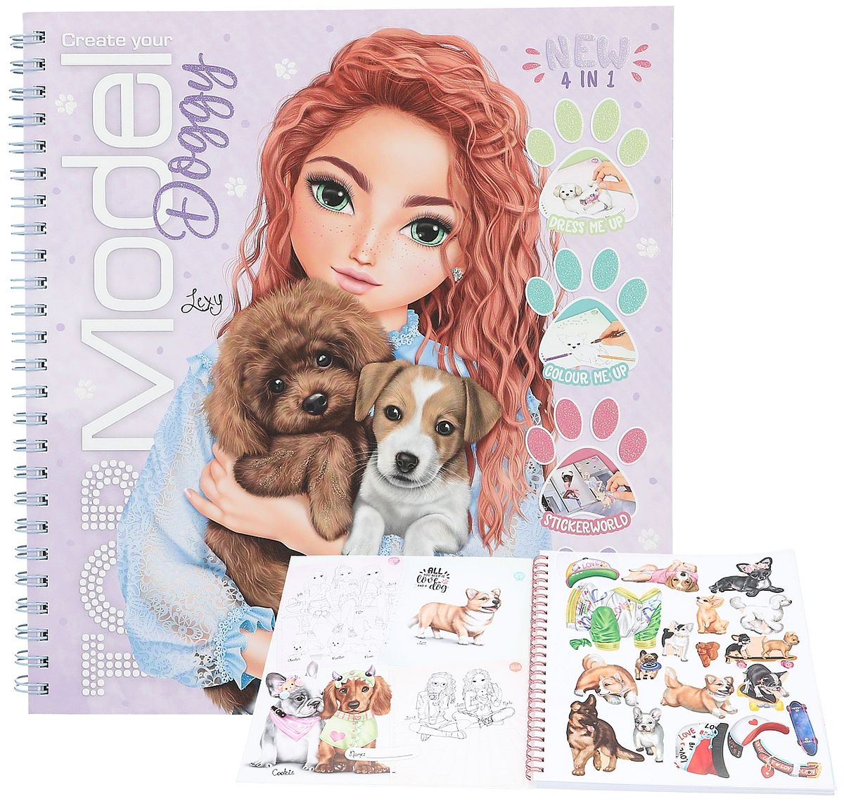 Carte de colorat Depesche TopModel - Doggy