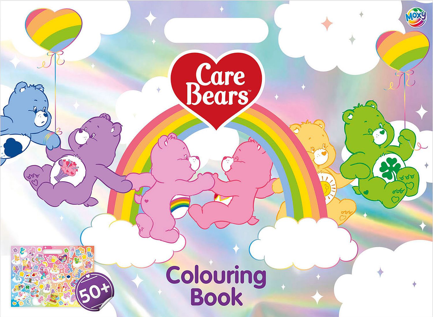 Carte de colorat Moxy - Care Bears, cu abțibilduri