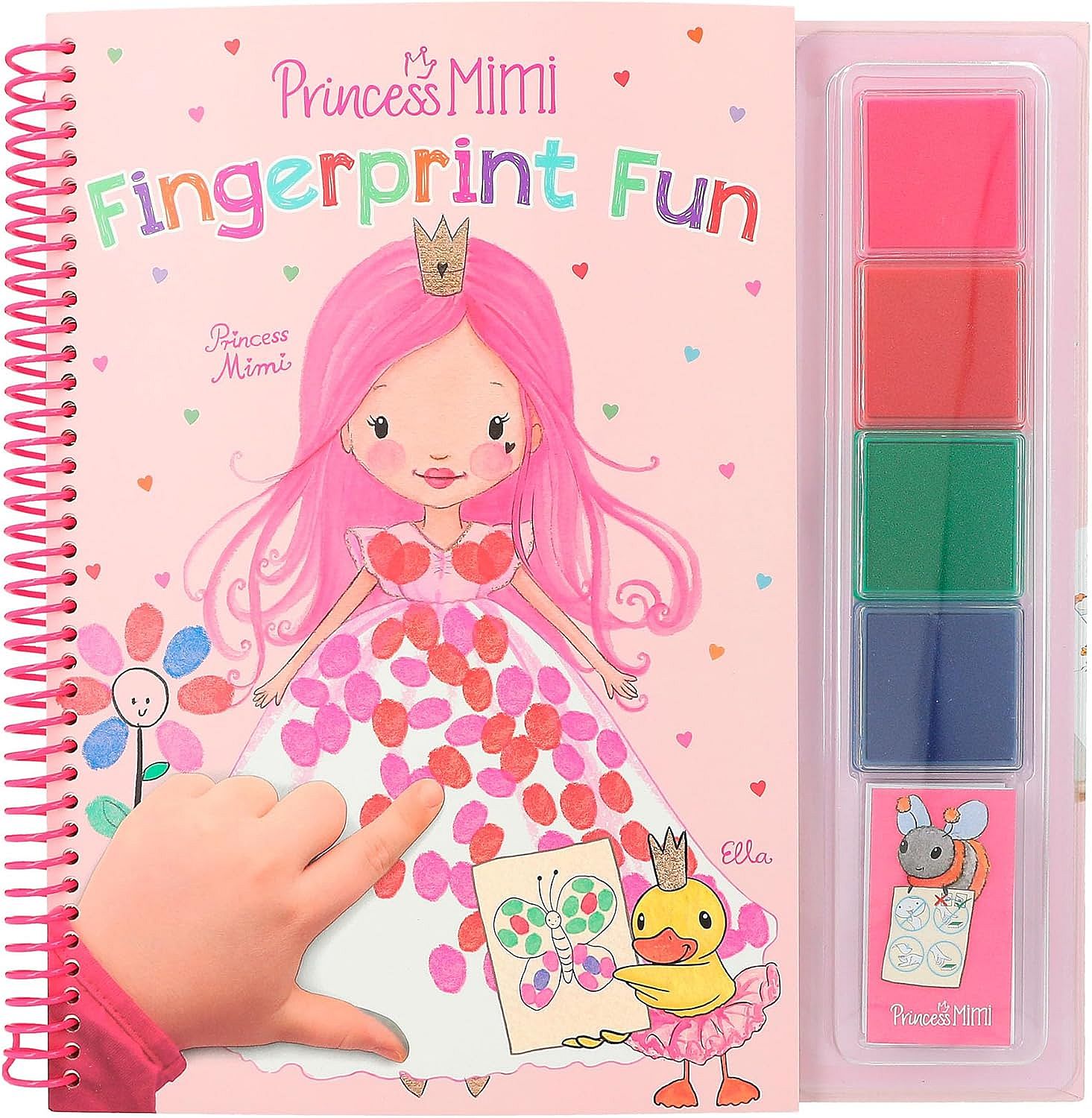 Carte de colorat cu degetele Depesche Princess Mimi