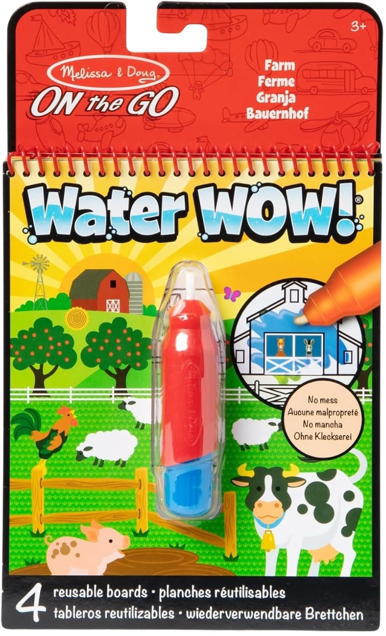 Carte de colorat cu apă Melissa &amp; Doug - Fermă
