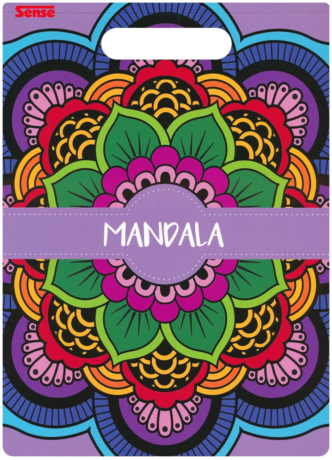 Carte de colorat Sense - Mandala II