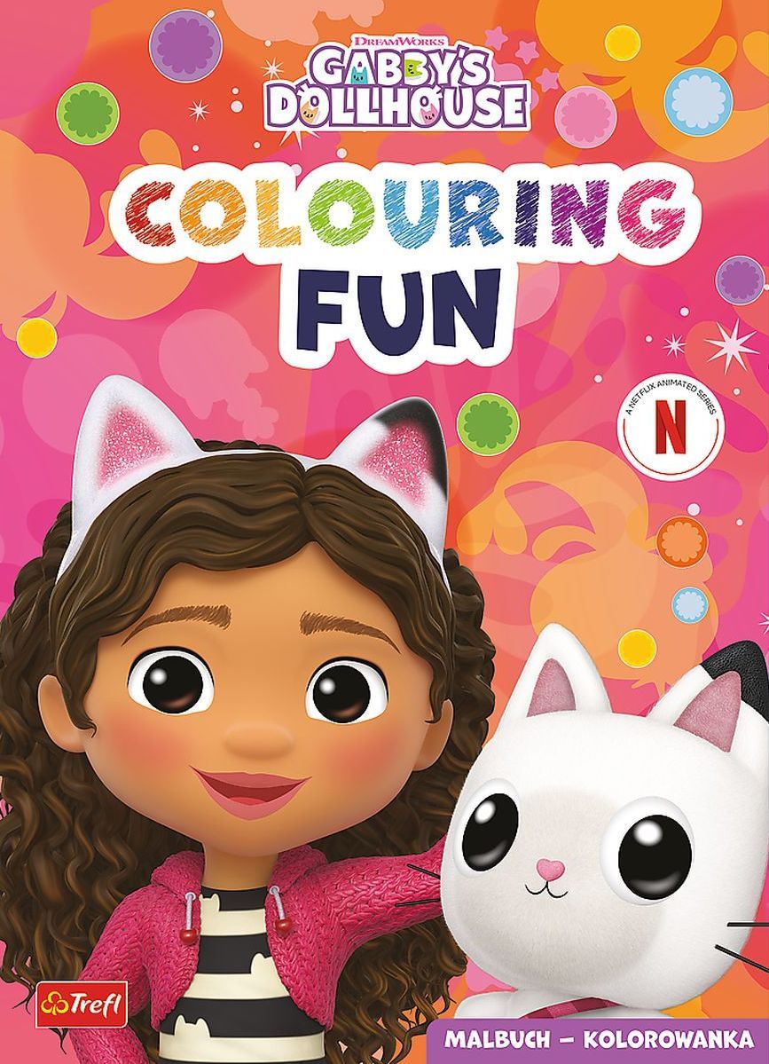 Carte de colorat Trefl - Gabby's Dollhouse