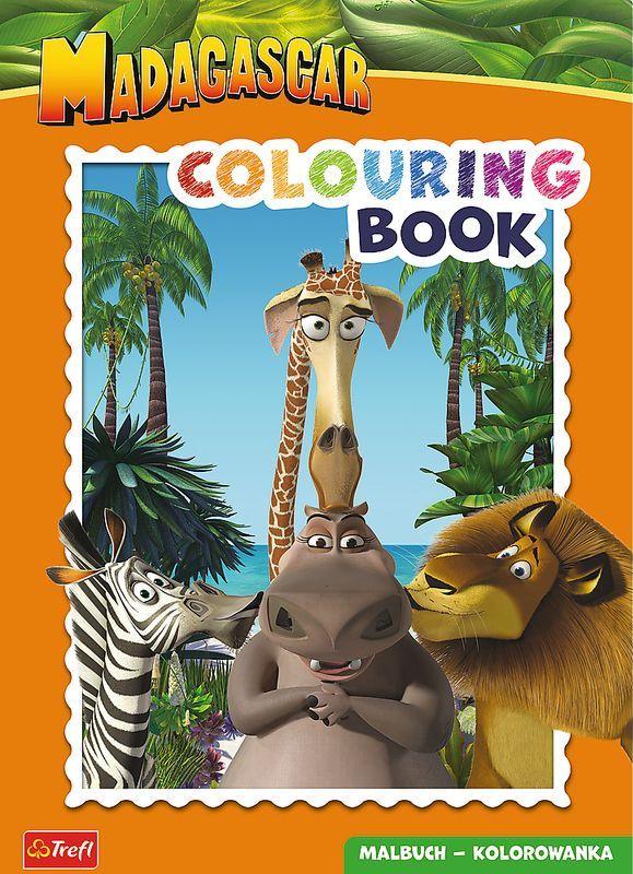 Carte de colorat Trefl - Madagascar