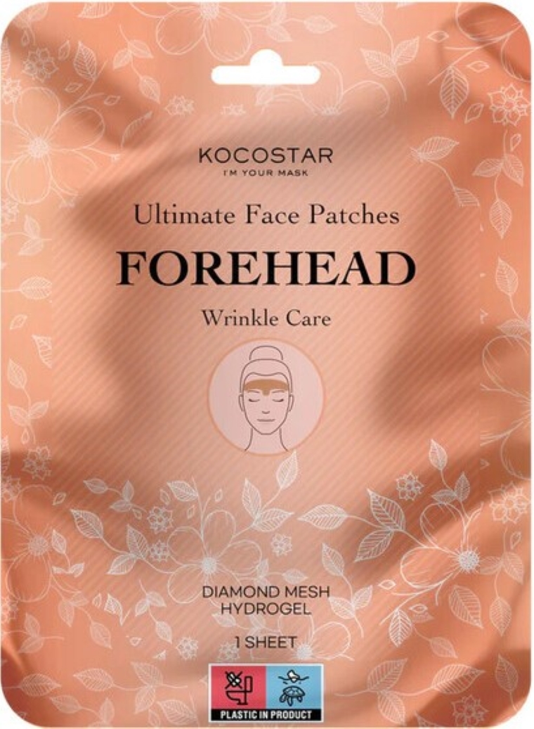 Kocostar Plasture cu hidrogel împotriva ridurilor frunții Ultimate Forehead, 1 buc