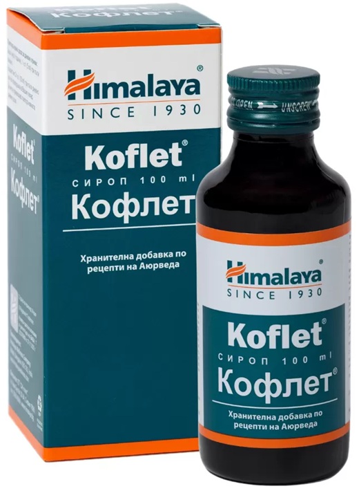 Sirop Koflet pentru tuse seacă, 100 ml, Himalaya