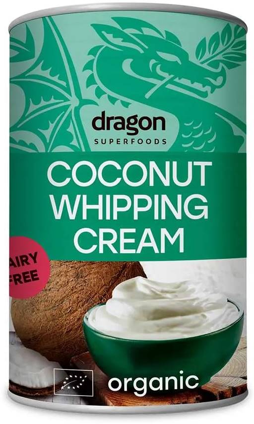 Cremă de cocos pentru frișcă, 400 ml, Dragon Superfoods