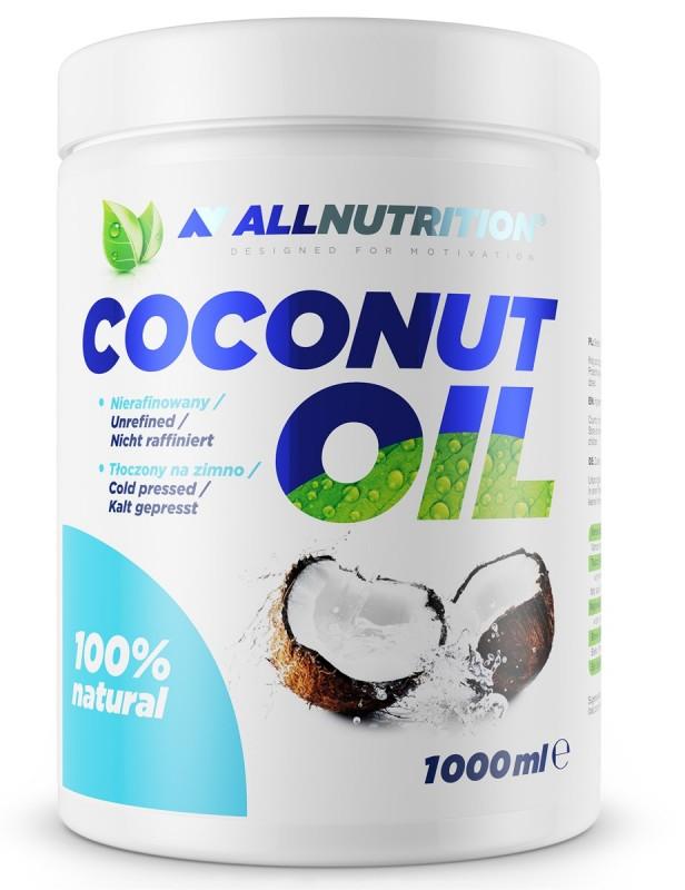 Ulei de cocos, nerafinat, 1000 ml, AllNutrition
