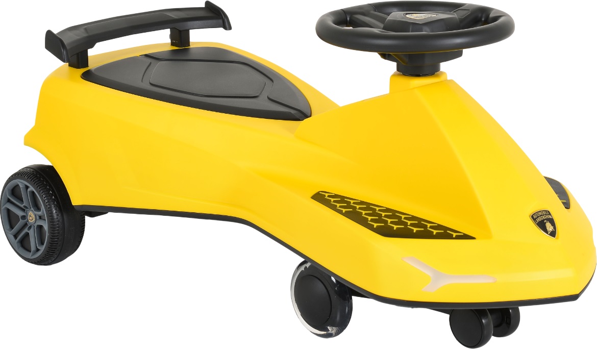 Mașină Lamborghini - Swing Car, galben