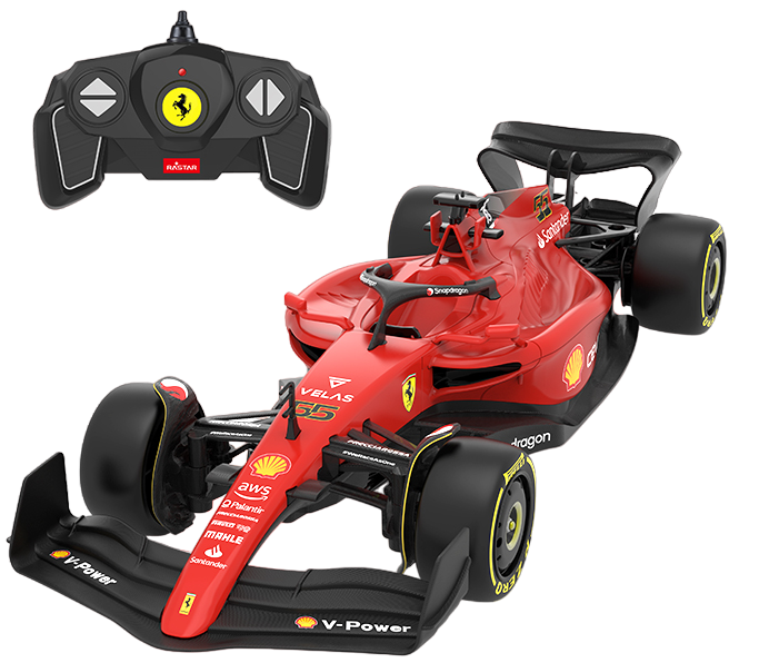 Mașină cu telecomandă Rastar - Ferrari F1 75, 1:18